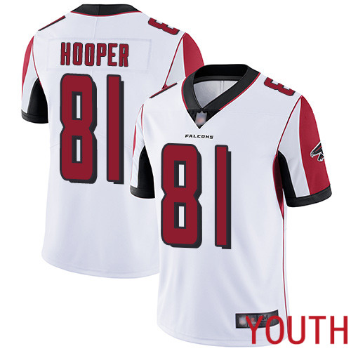 Atlanta Falcons Limited White Youth Austin Hooper Road Jersey NFL Football 81 Vapor Untouchable